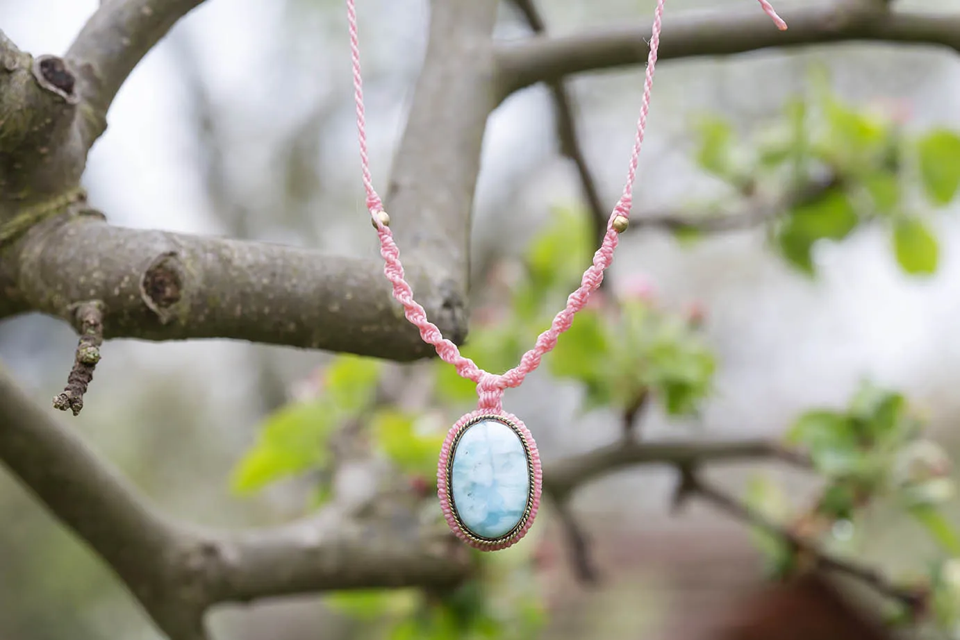 Náhrdelník larimar