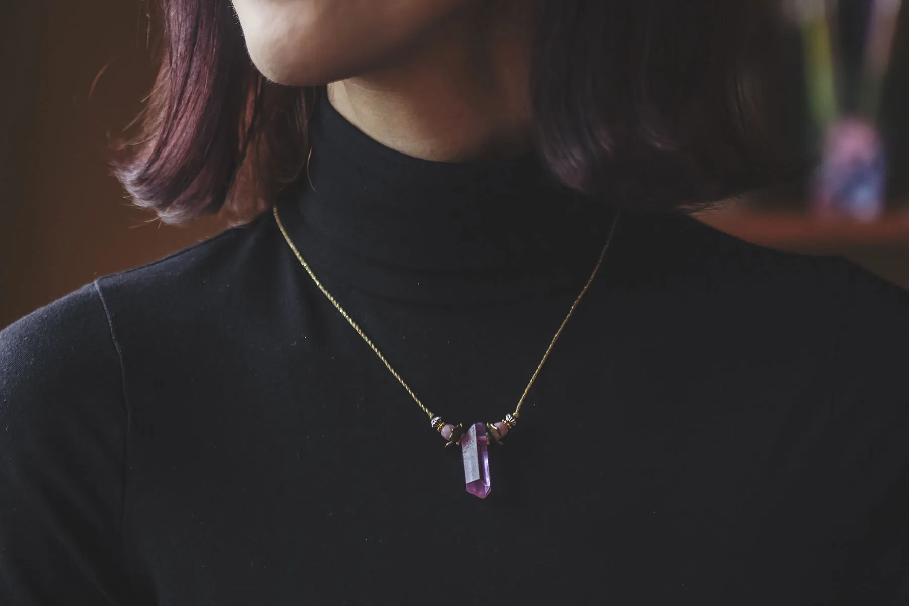 Náhrdelník s křišťálem