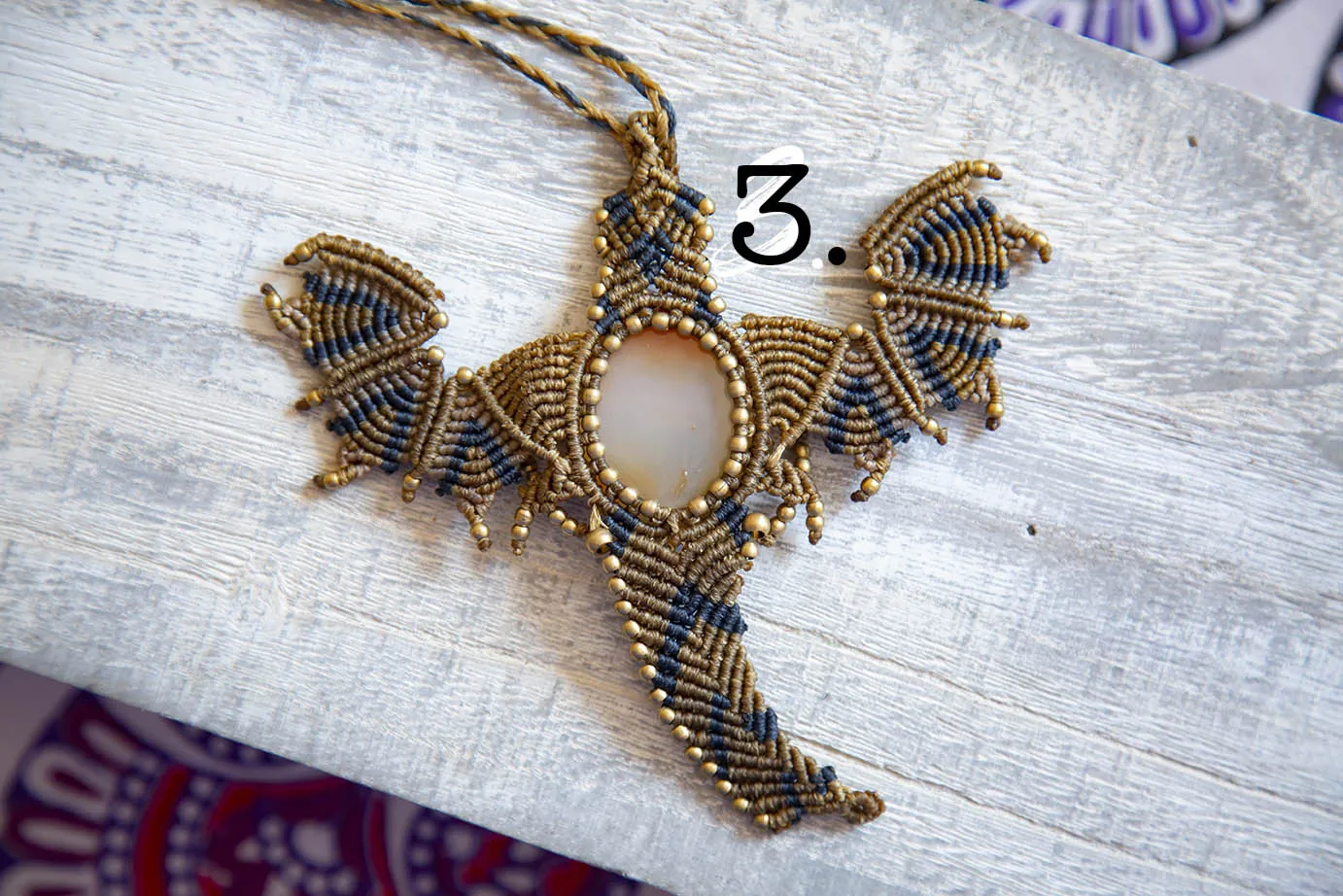 Náhrdelník Drak s drahokamem