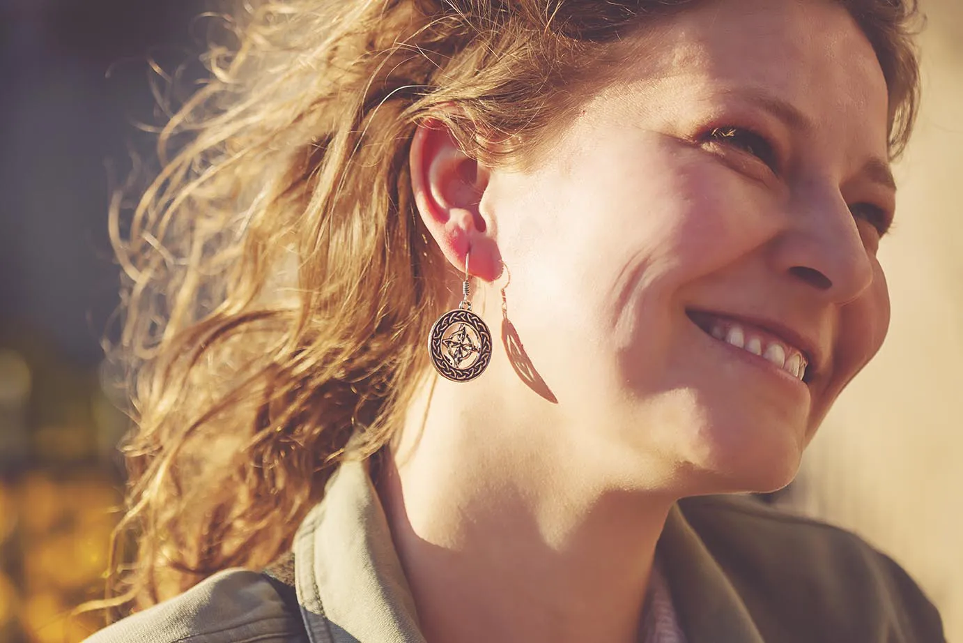 Náušnice keltský vzor