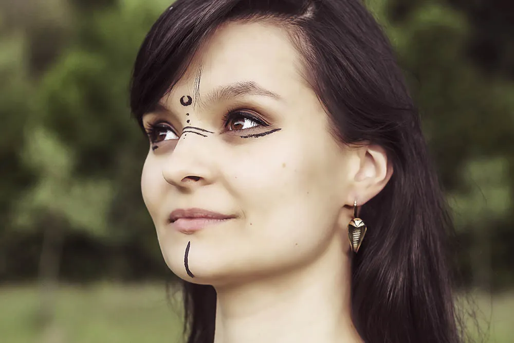 Náušnice kobry