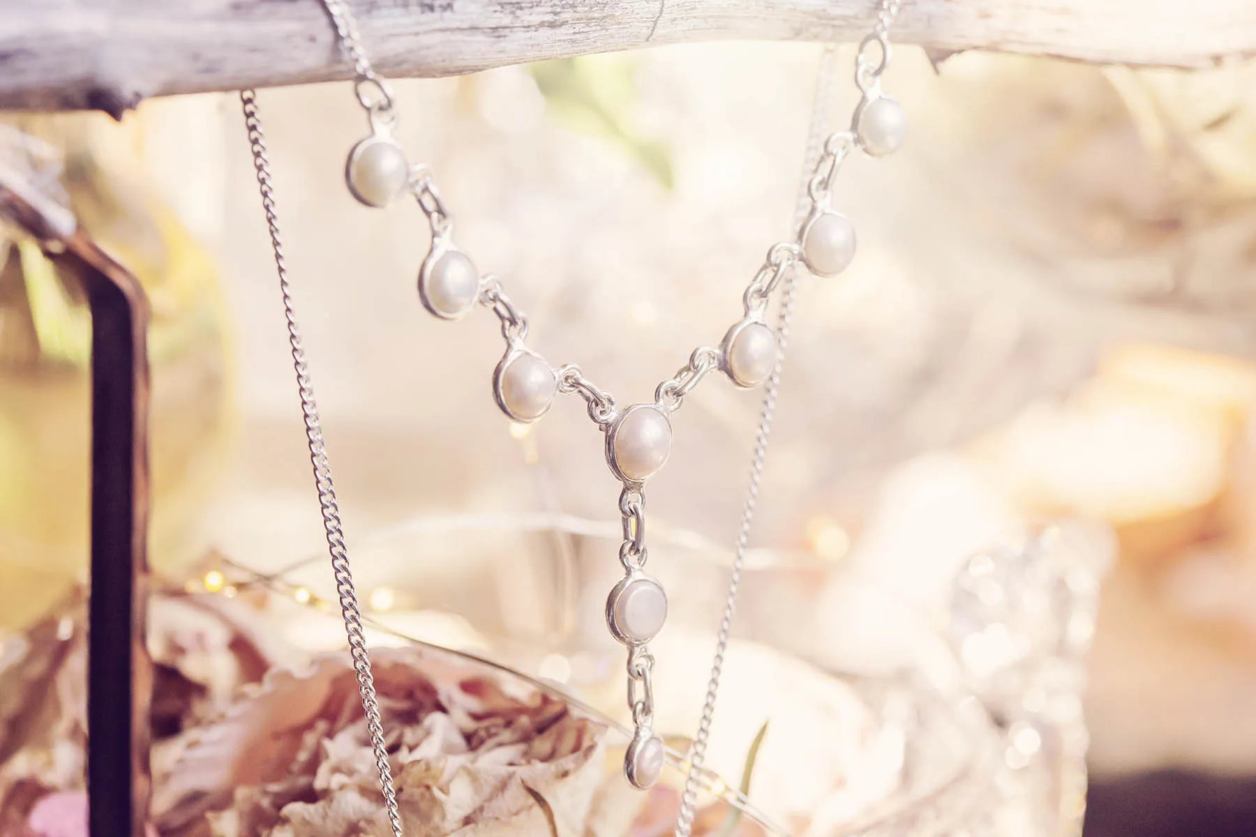 Náhrdelník s perlami