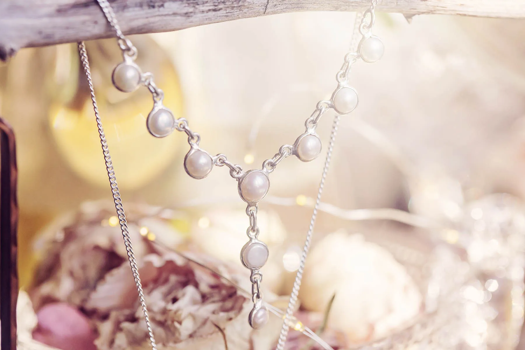 Náhrdelník s perlami