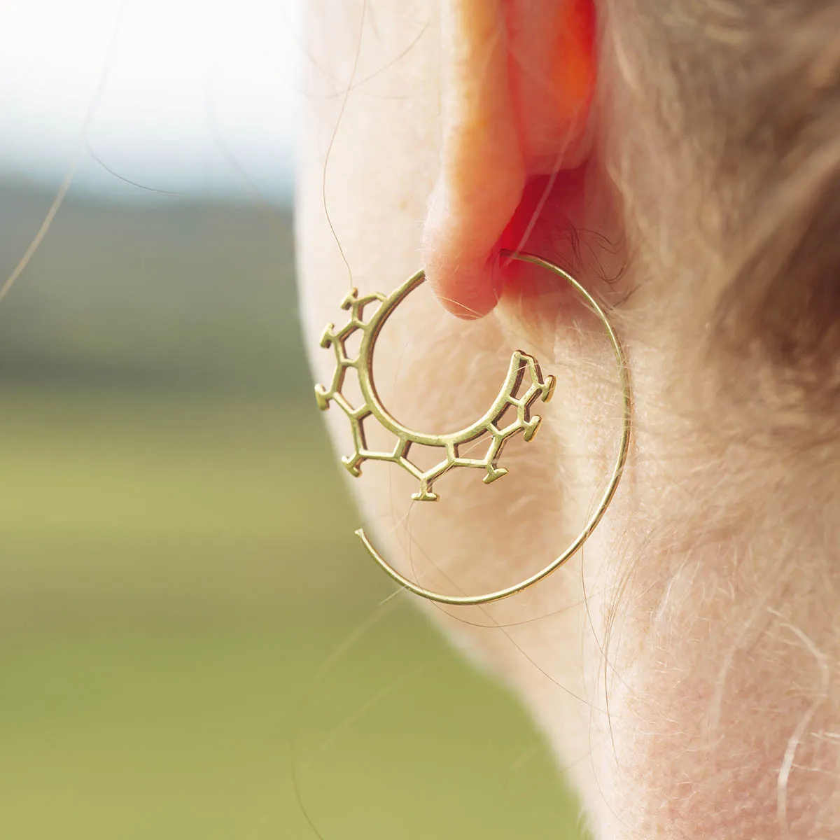 Náušnice Spirálka