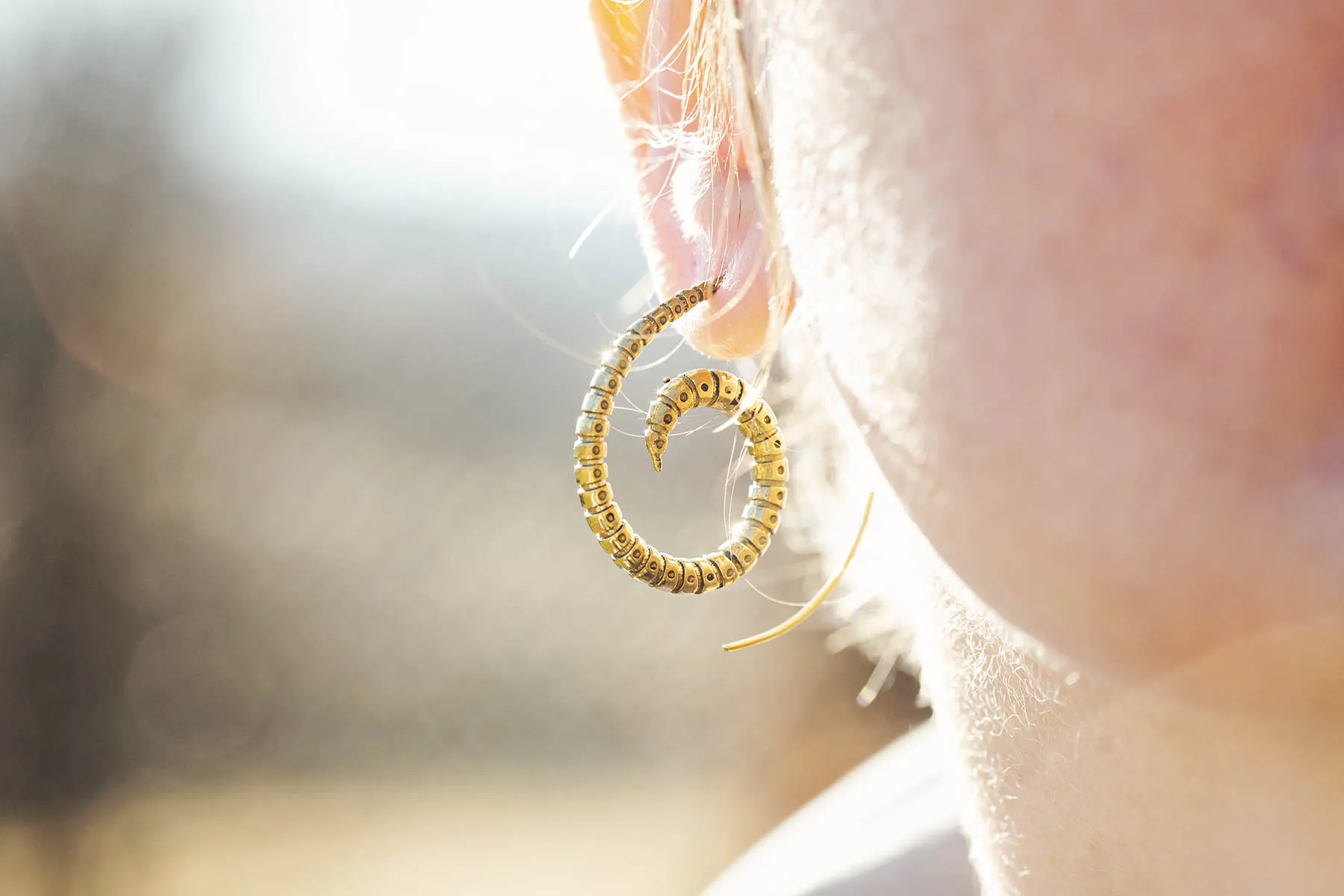 Náušnice fauní spirály