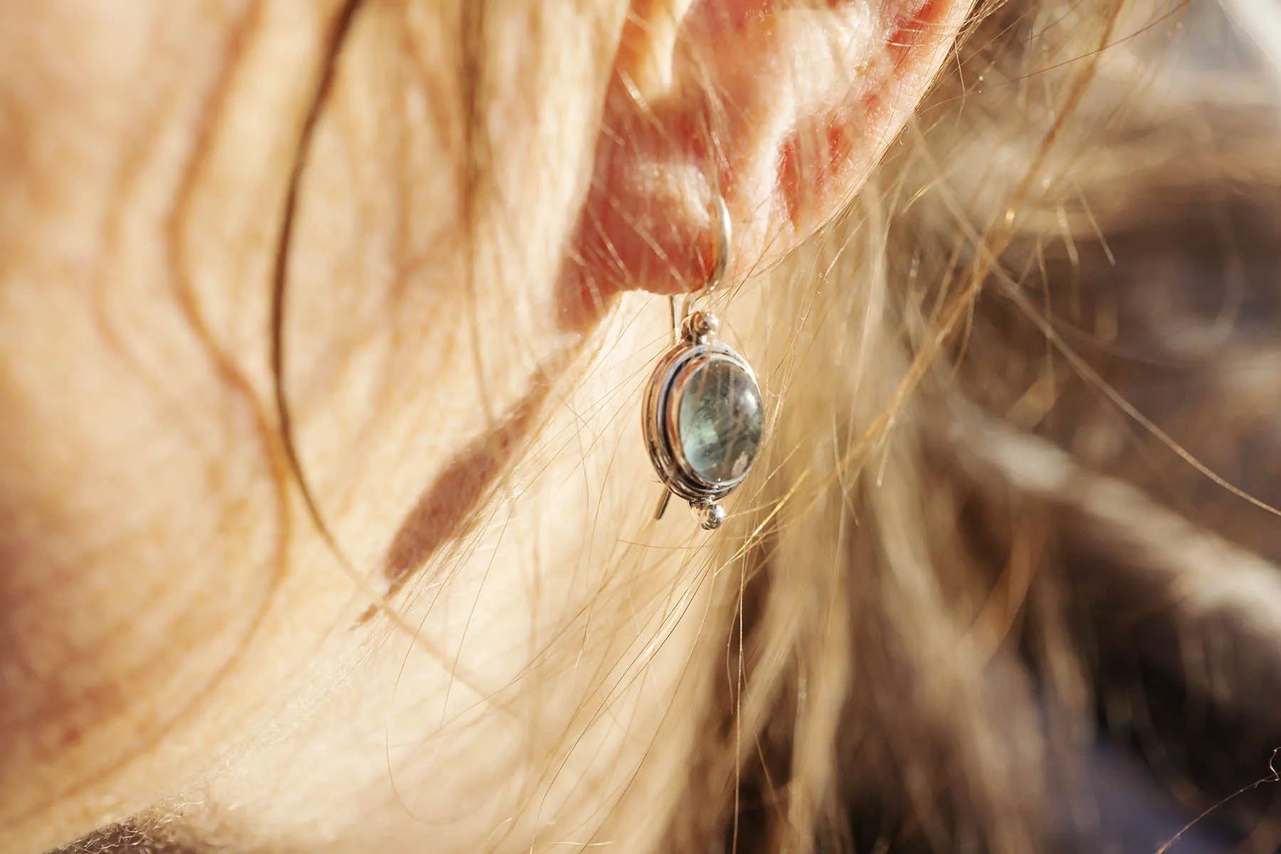 Náušnice s apatitem