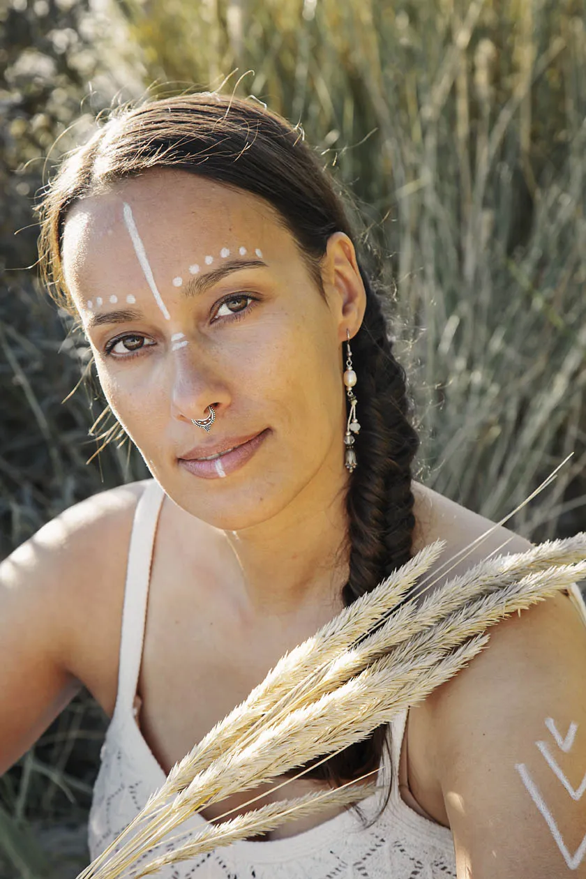 Náušnice Indiánka