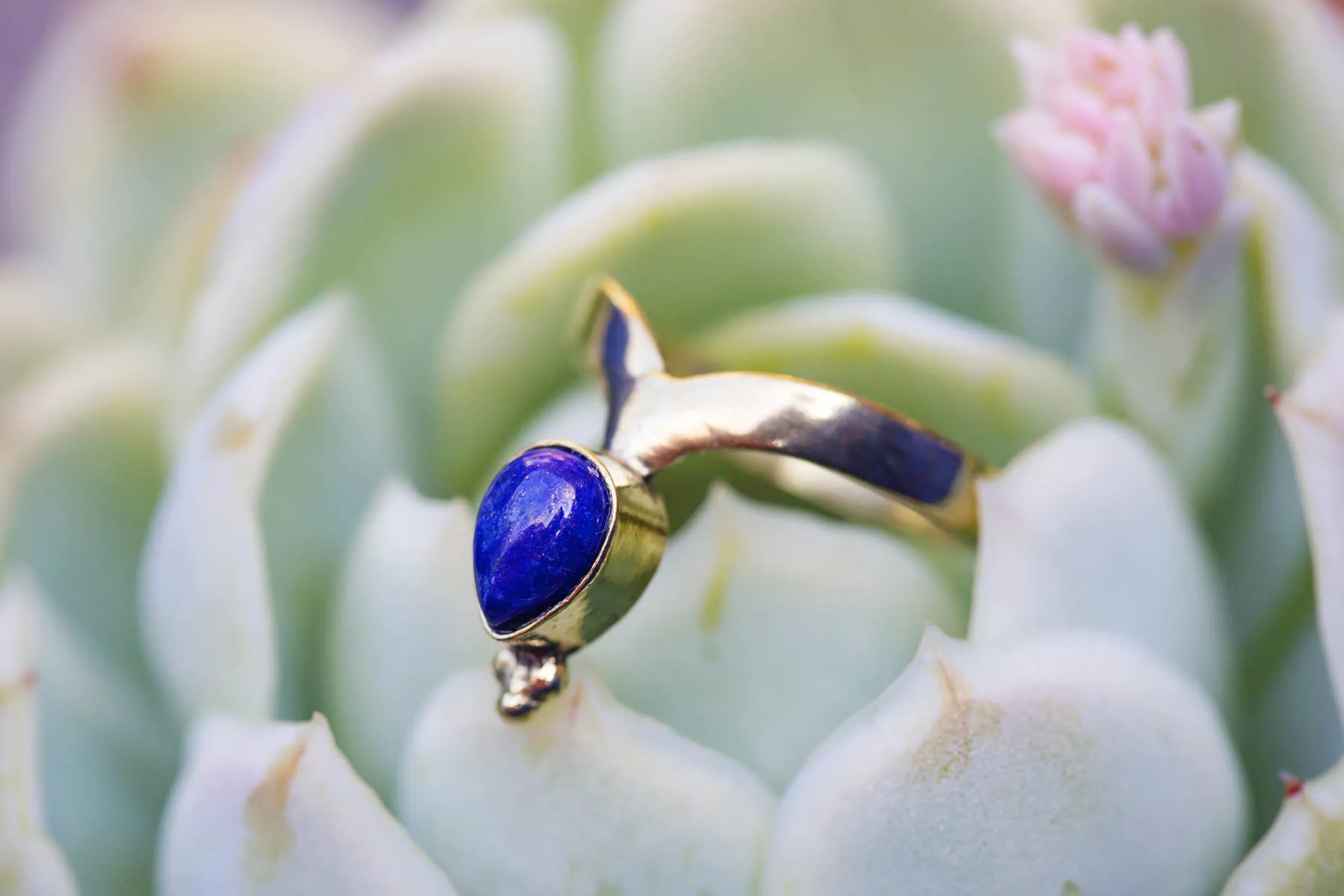 Prsten s lapisem lazuli - 19mm