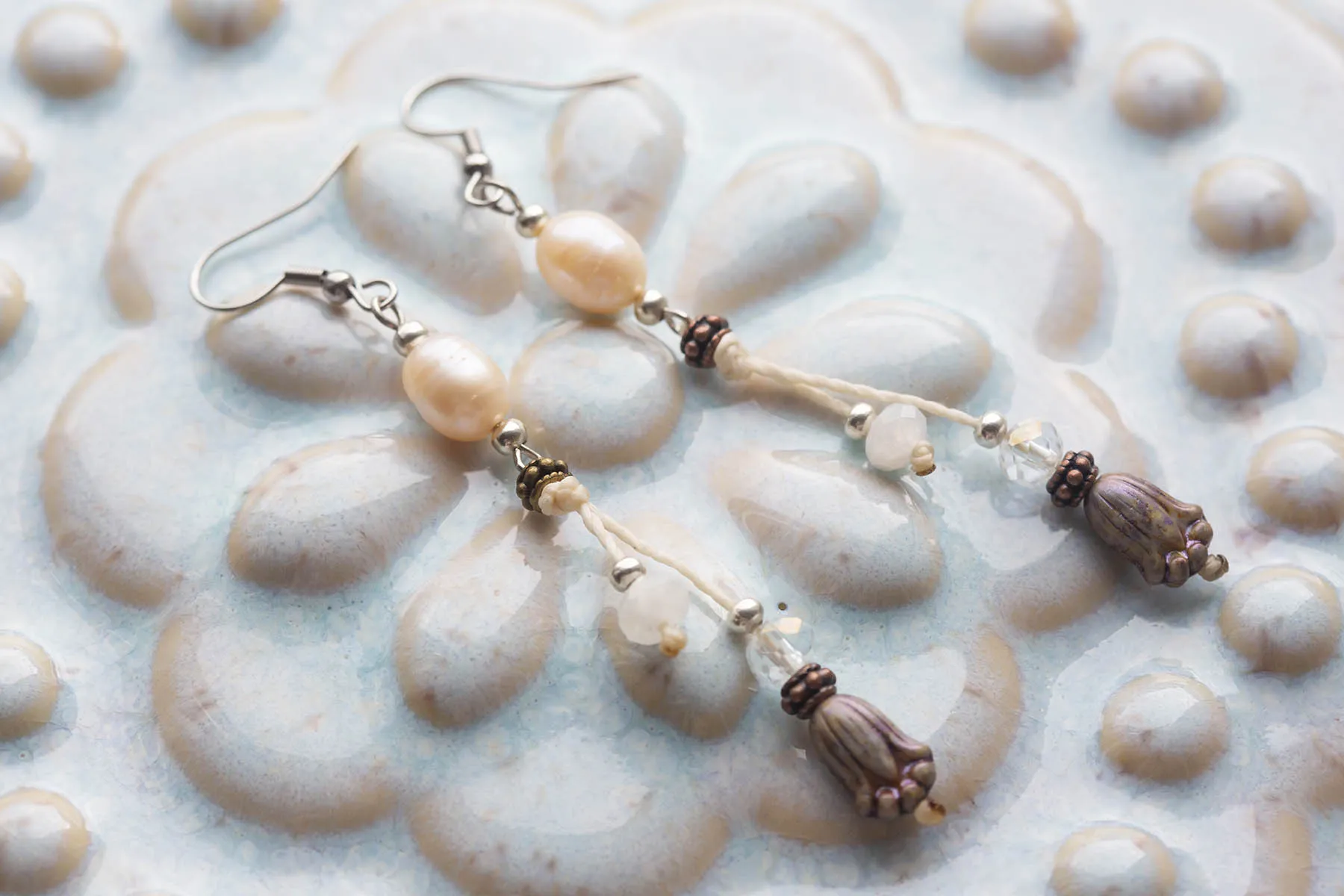 Náušnice Indiánka