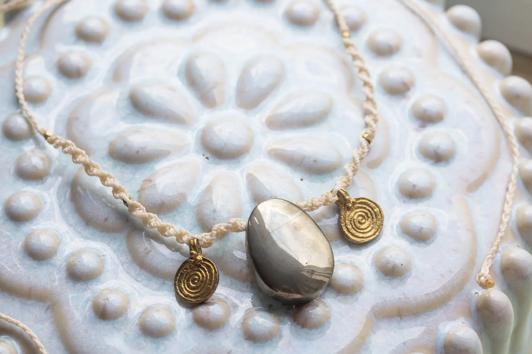 Náhrdelník s pyritem