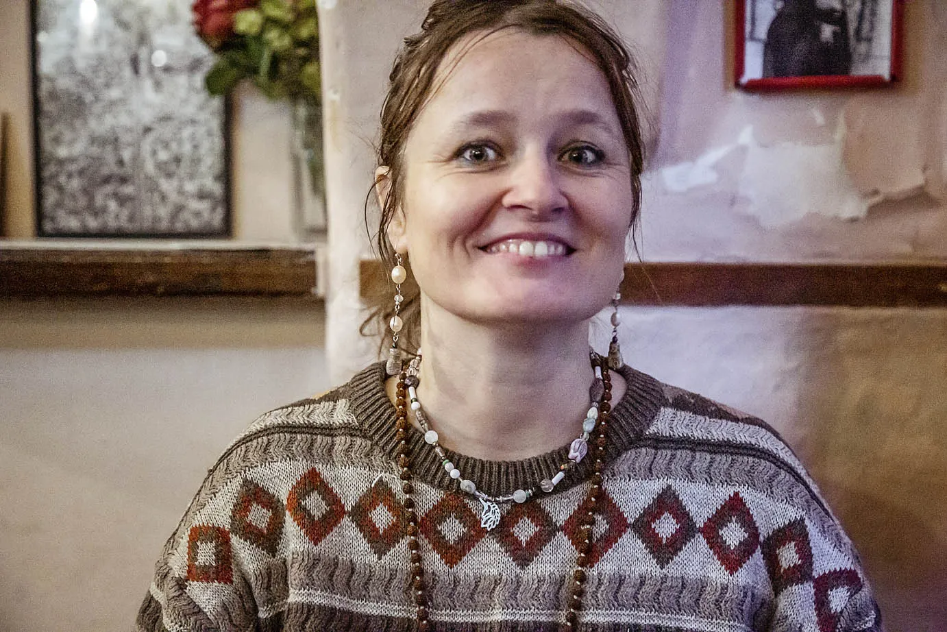 Náušnice perly a kočky
