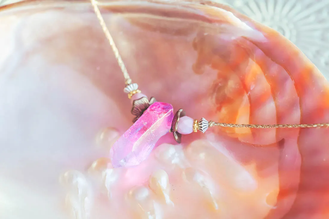 Náhrdelník s křišťálem