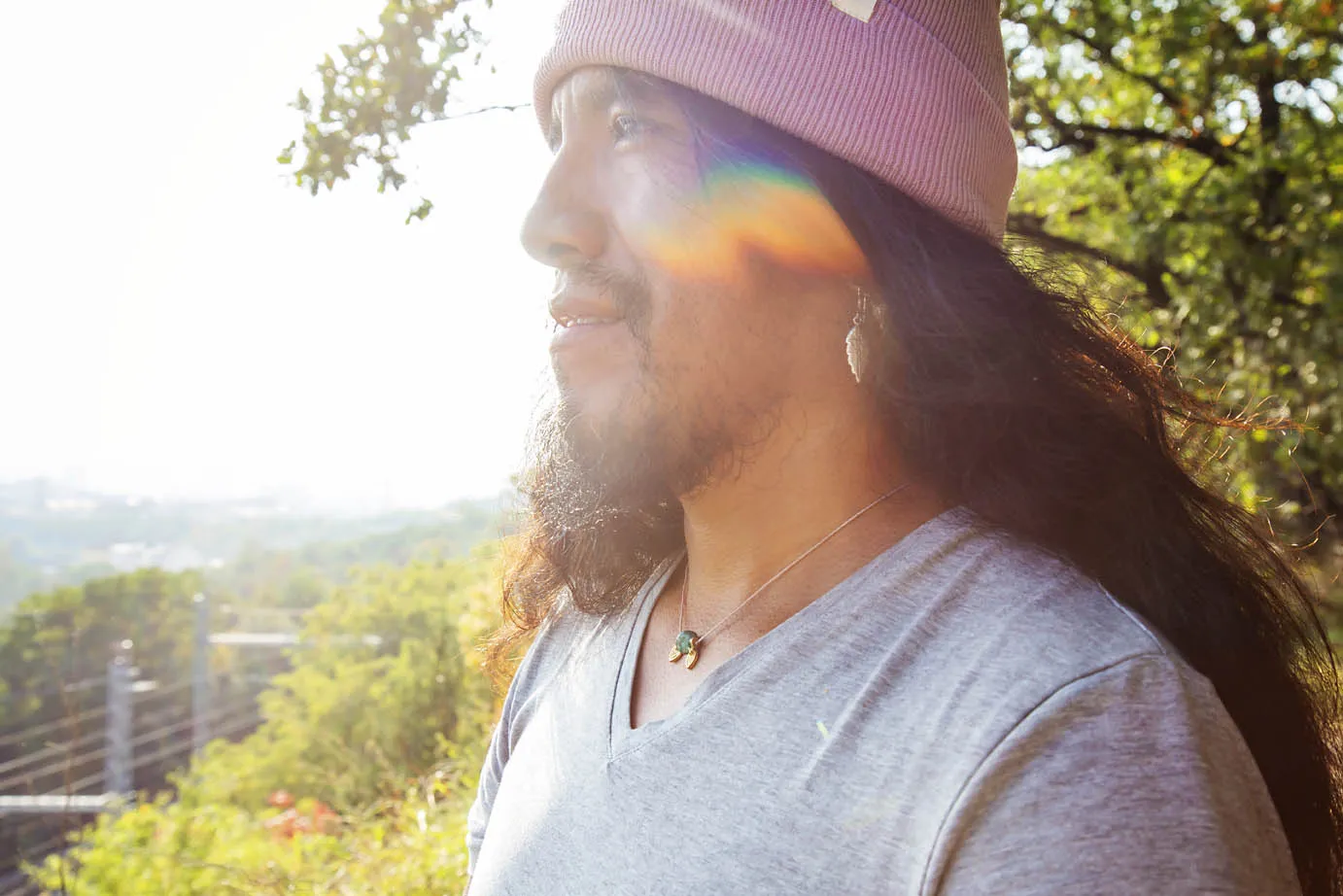 Náhrdelník chryzokolový ušáček