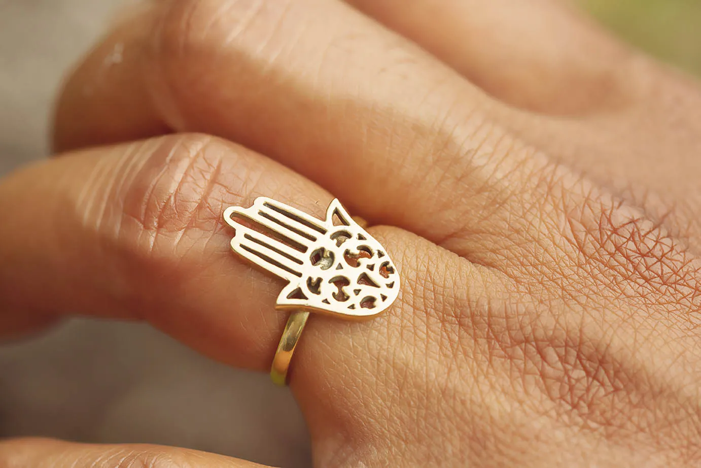 Prsten Hamsa - 16mm