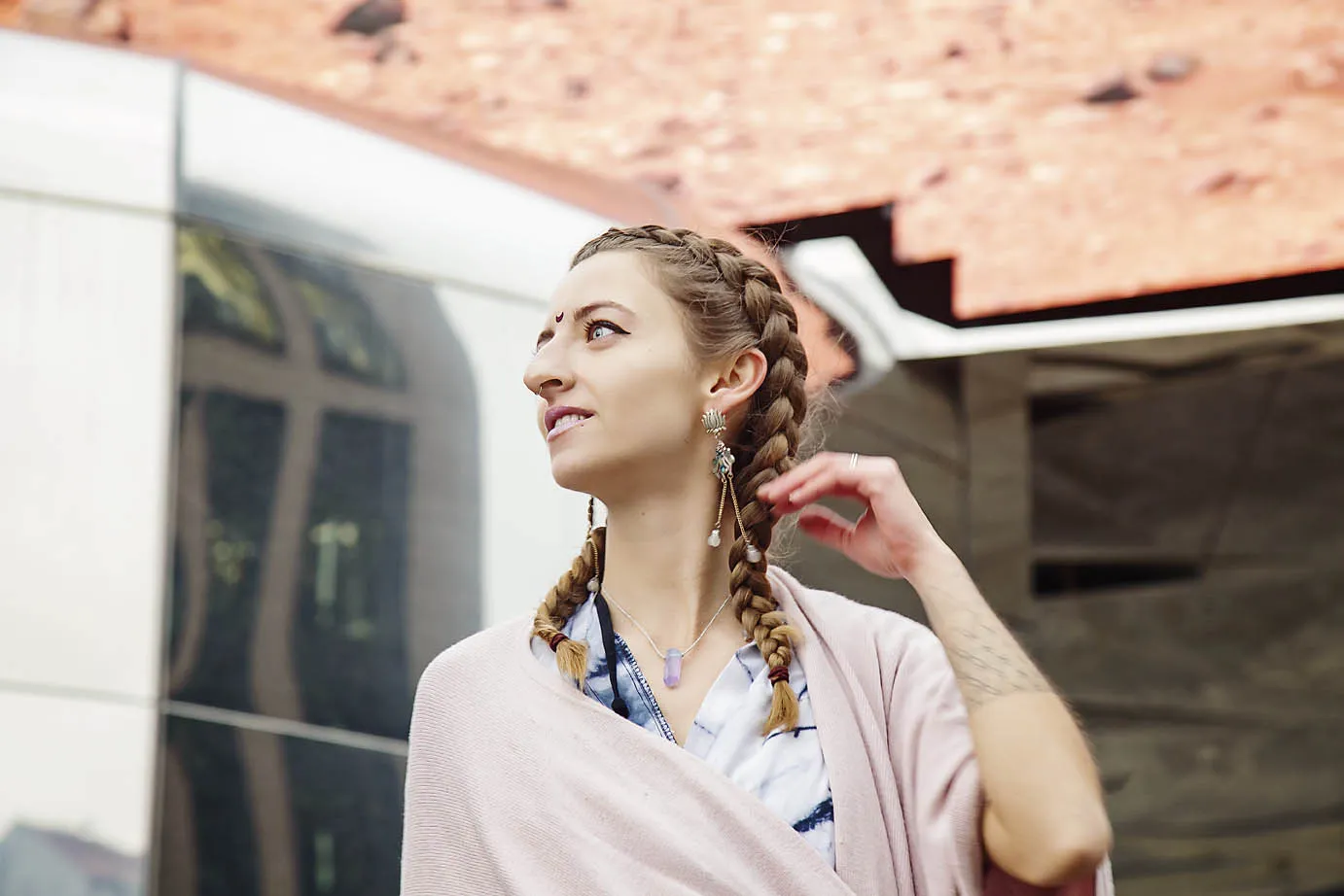 Náhrdelník duhový křišťál