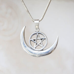 Přívěsek Luna a Pentagram