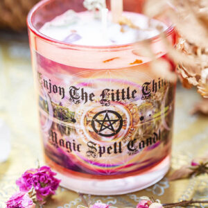 Sójová svíčka s pentagramem