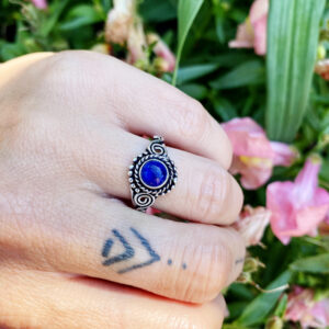Prsten lapis lazuli